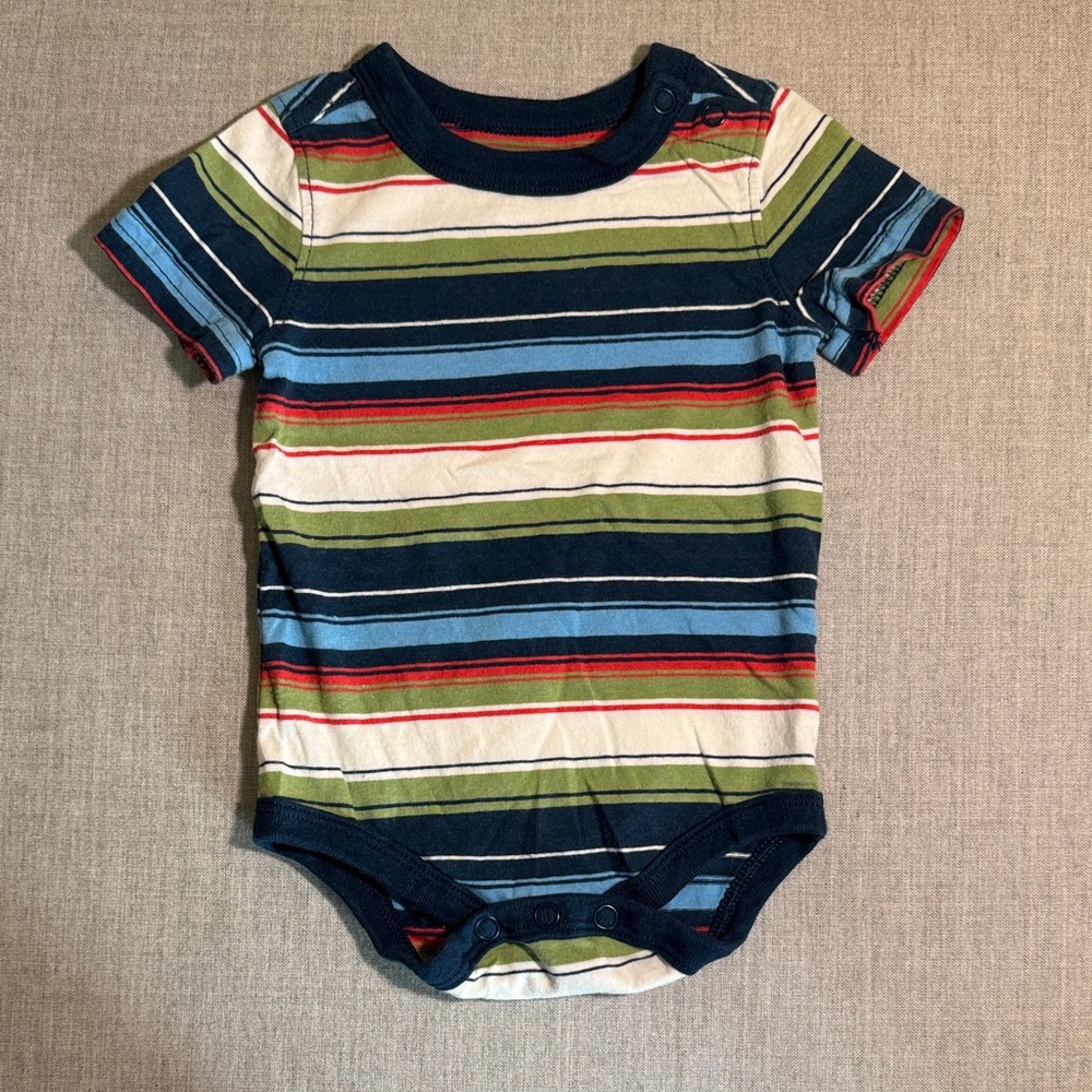 Colorful Striped Kids Bodysuit